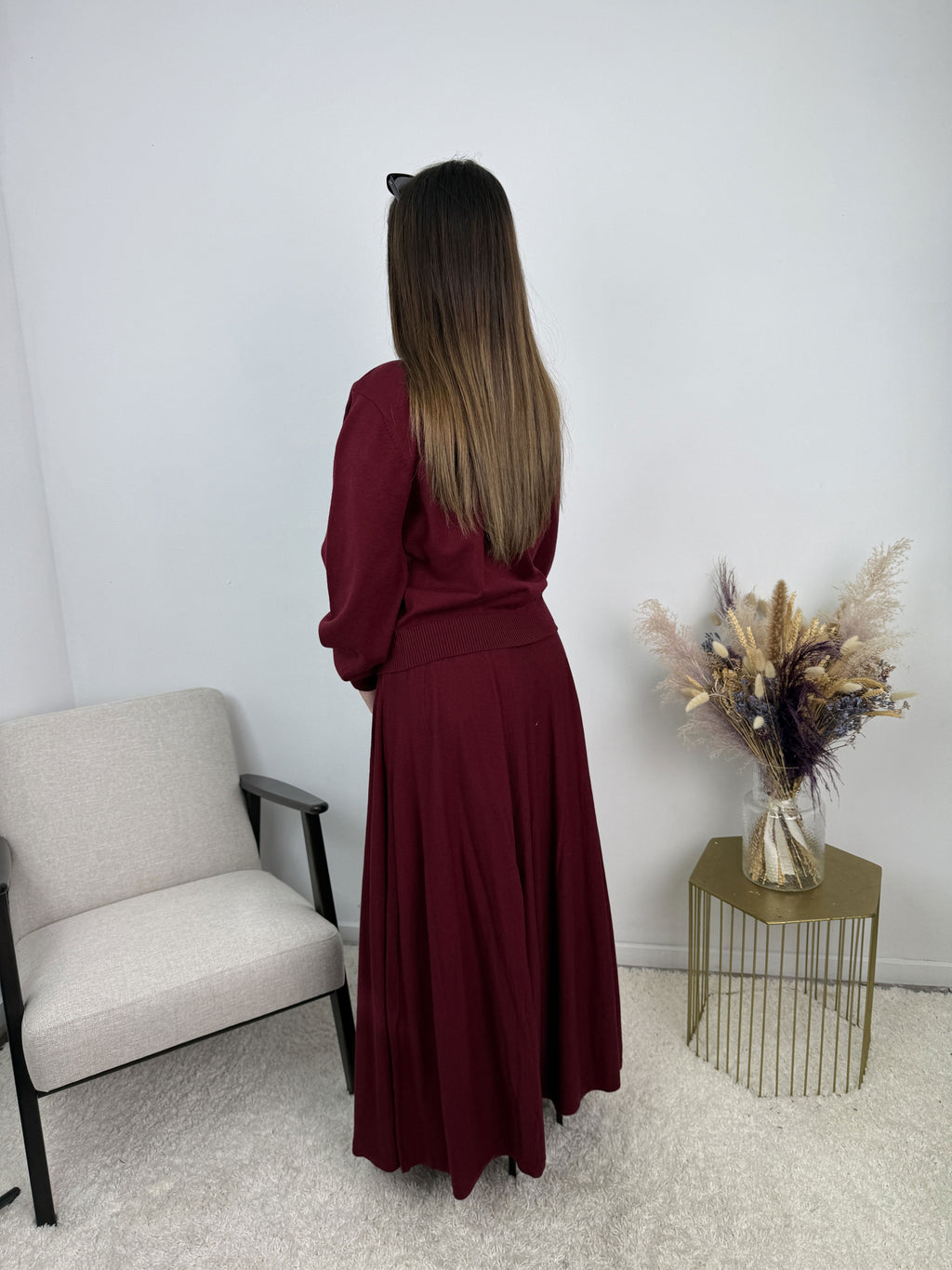 Ensemble Elise – Maille & jupe évasée