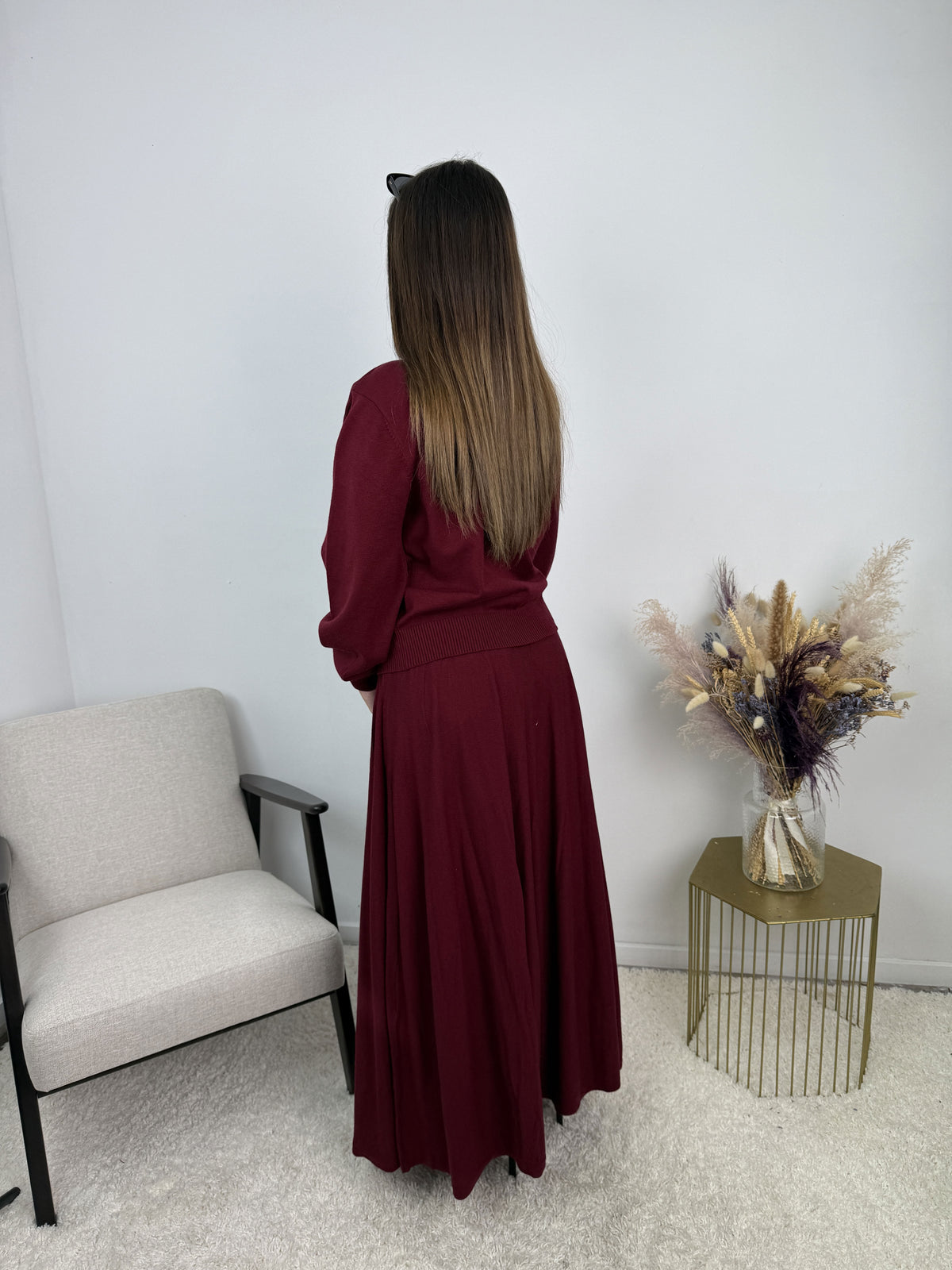 Ensemble Elise – Maille & jupe évasée