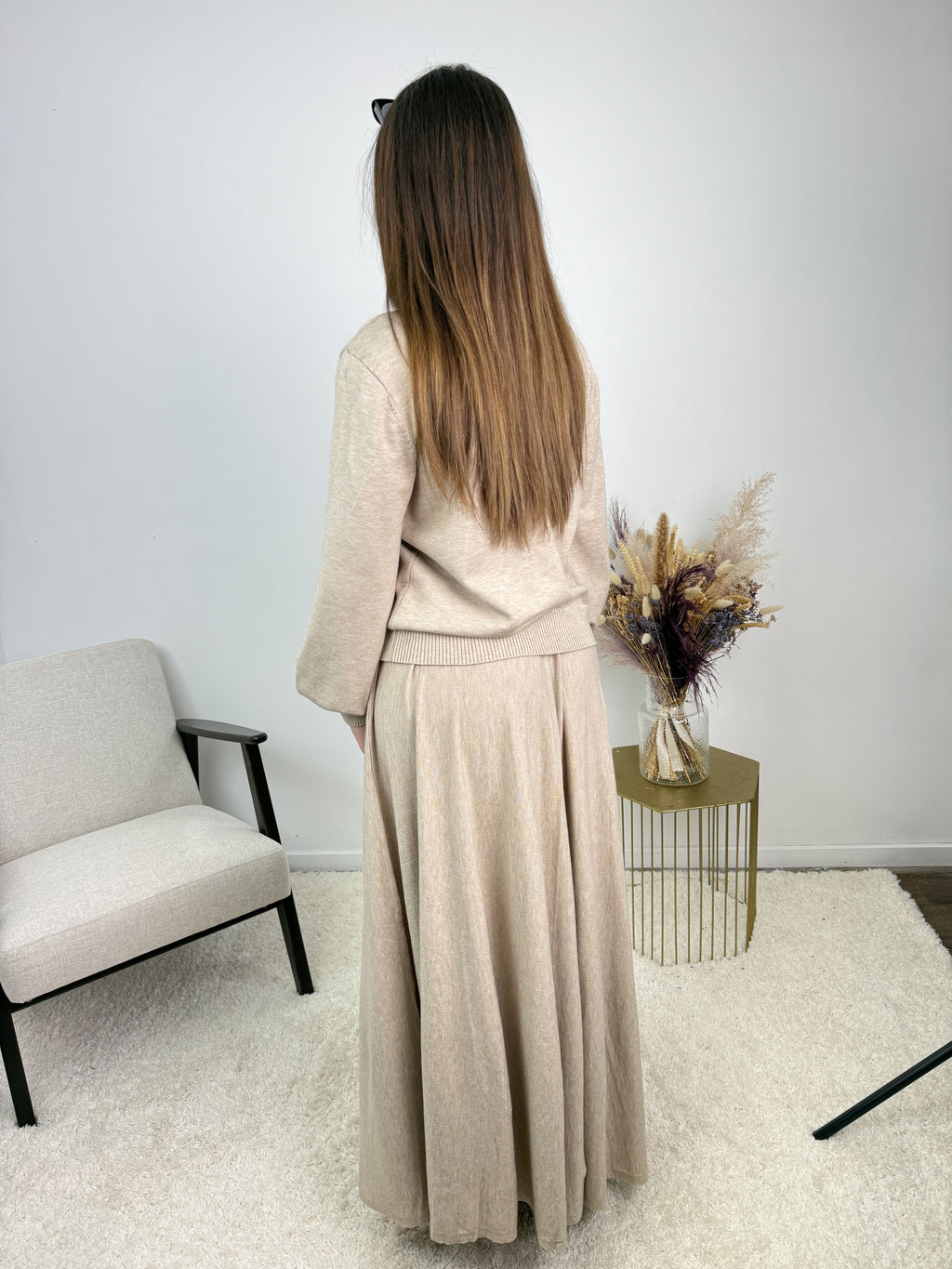 Ensemble Elise – Maille & jupe évasée