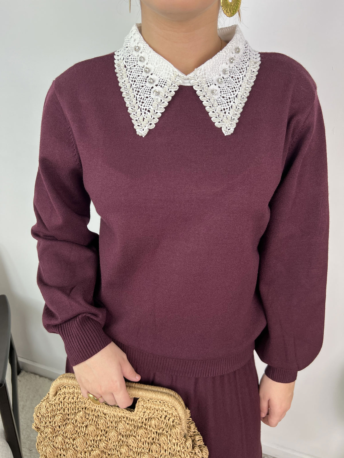 Ensemble Lisa – Maille & jupe évasée