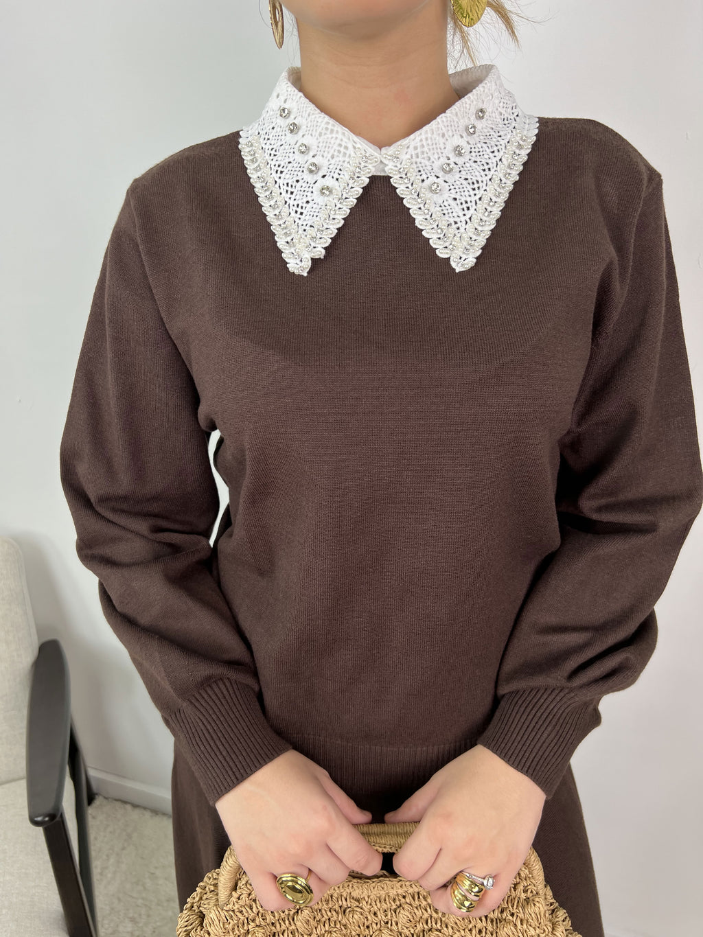 Ensemble Lisa – Maille & jupe évasée