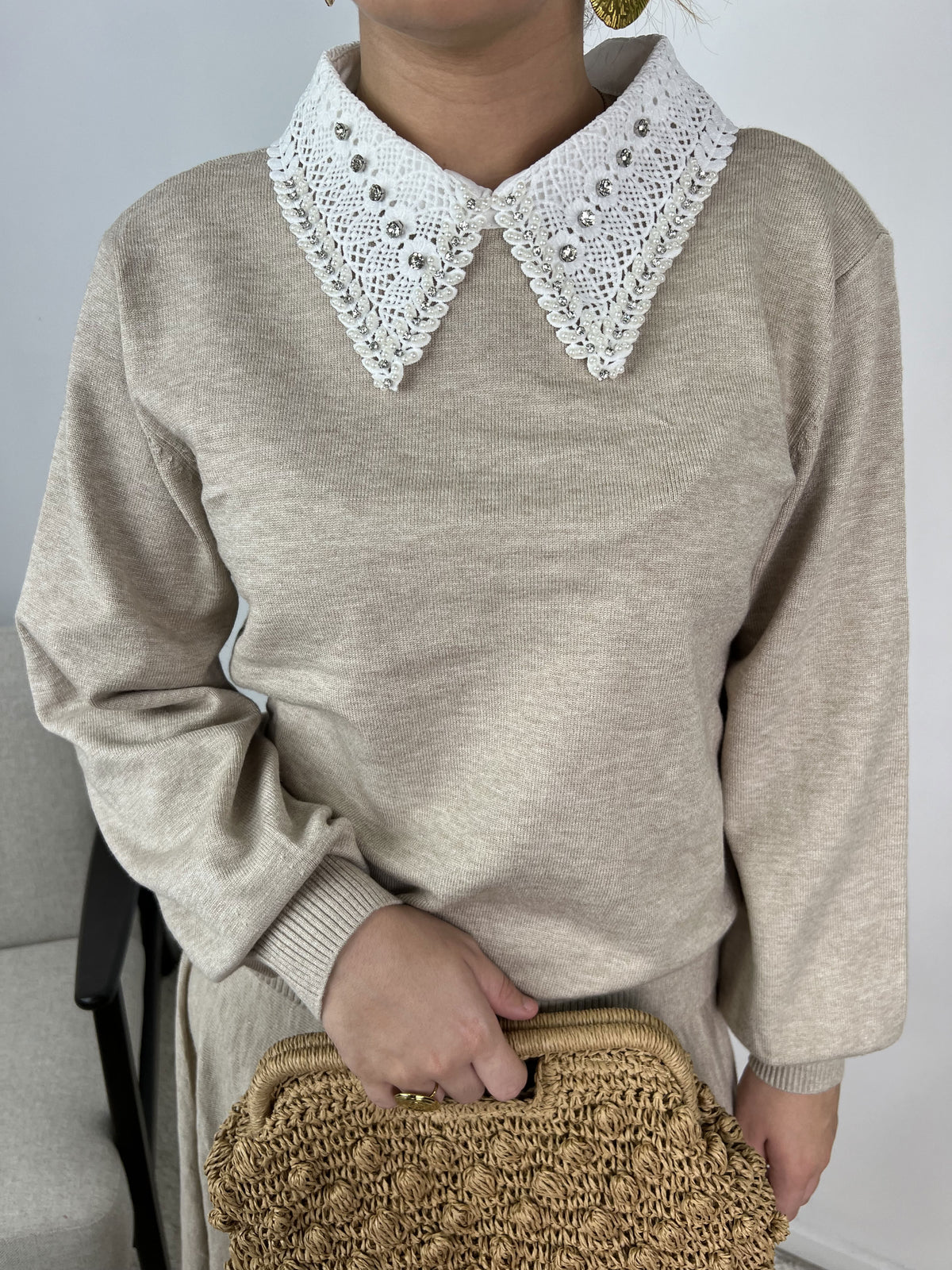 Ensemble Lisa – Maille & jupe évasée