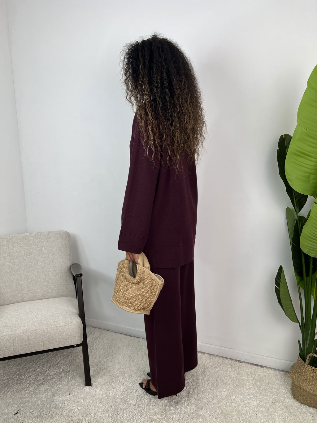 Ensemble gilet à boutons dorés Vespera