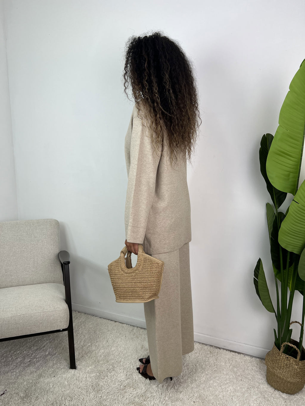 Ensemble gilet à boutons dorés Vespera