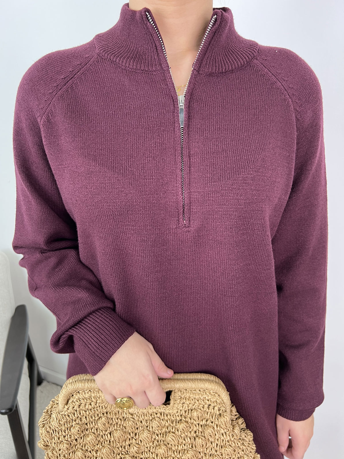 Ensemble Maya – Maille col zippé