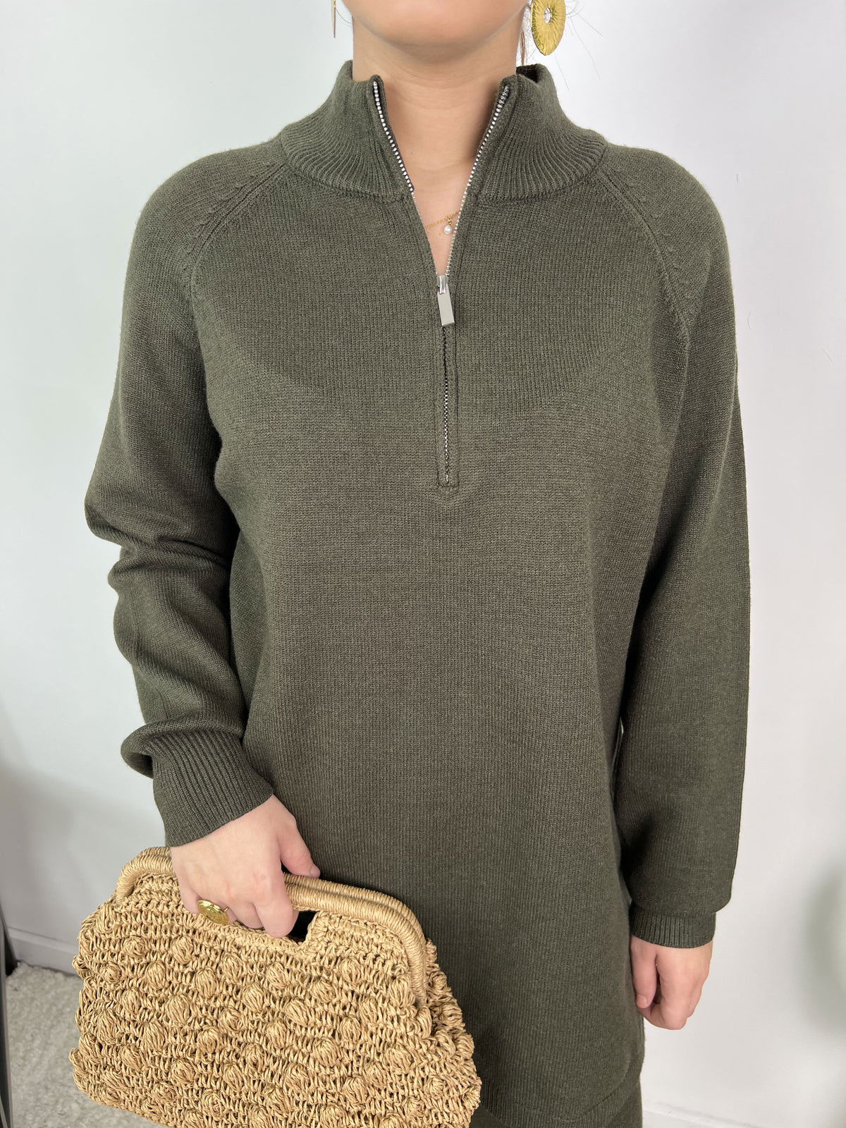 Ensemble Maya – Maille col zippé