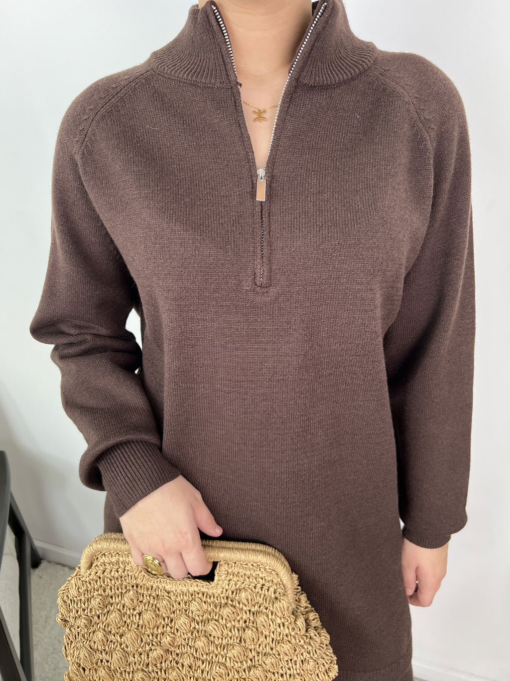 Ensemble Maya – Maille col zippé
