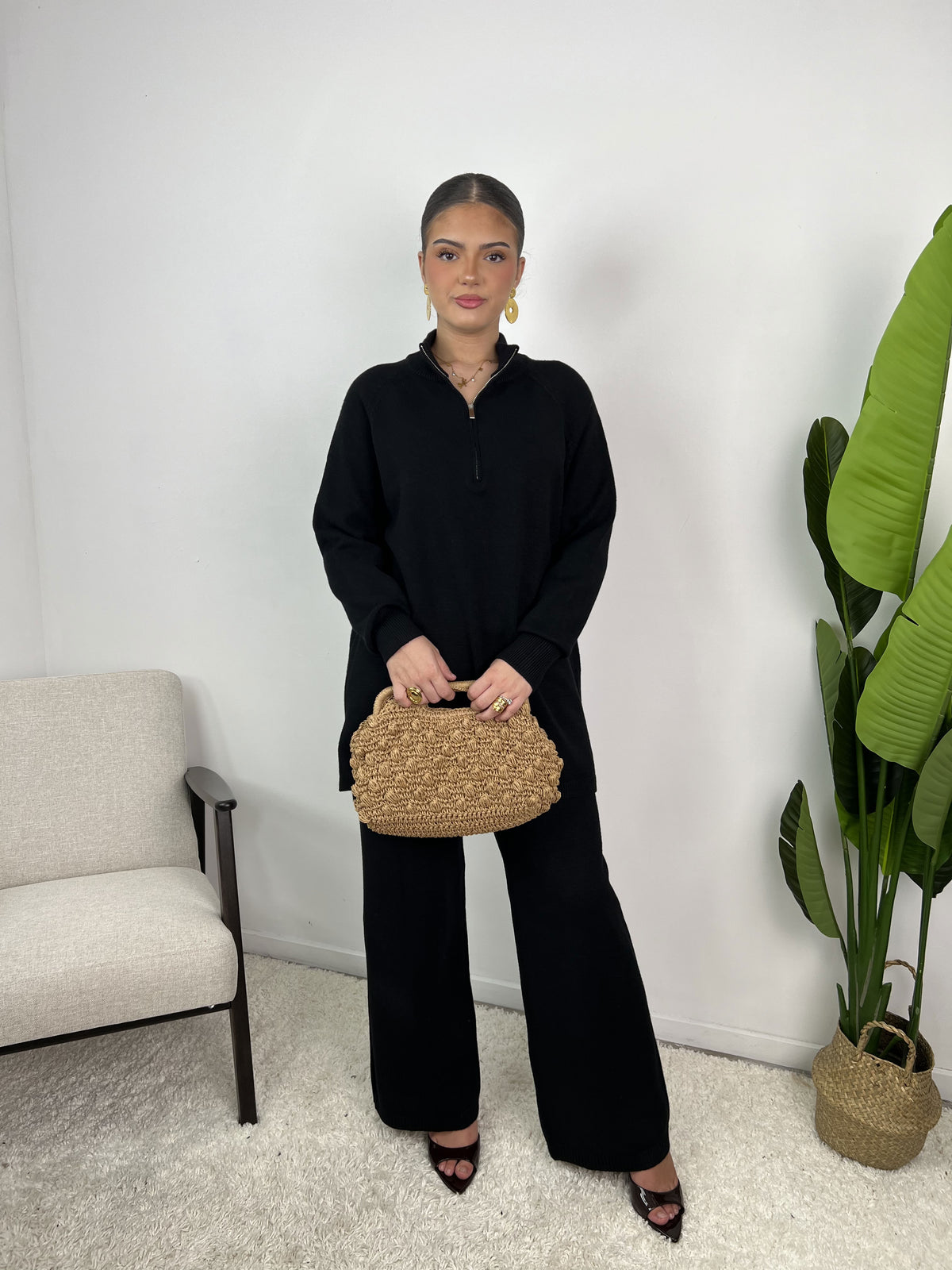 Ensemble Maya – Maille col zippé