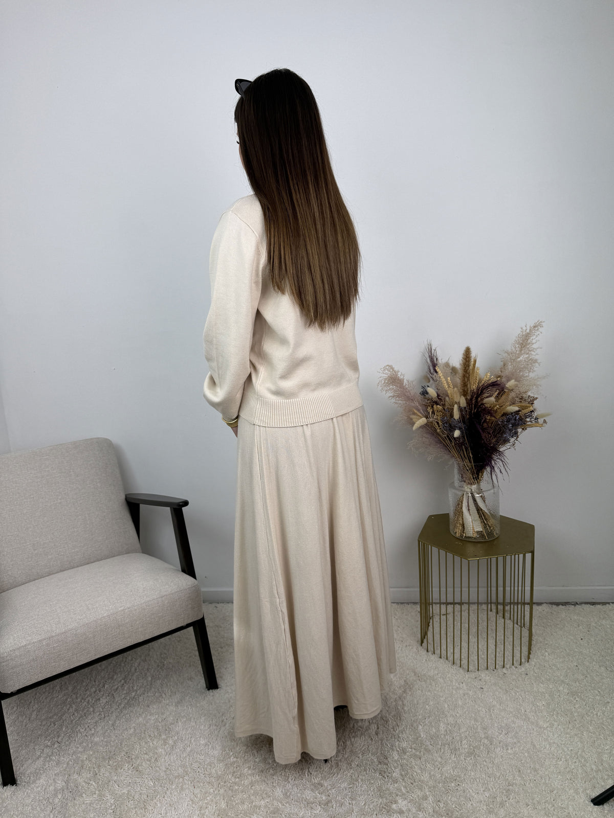 Ensemble Elise – Maille & jupe évasée