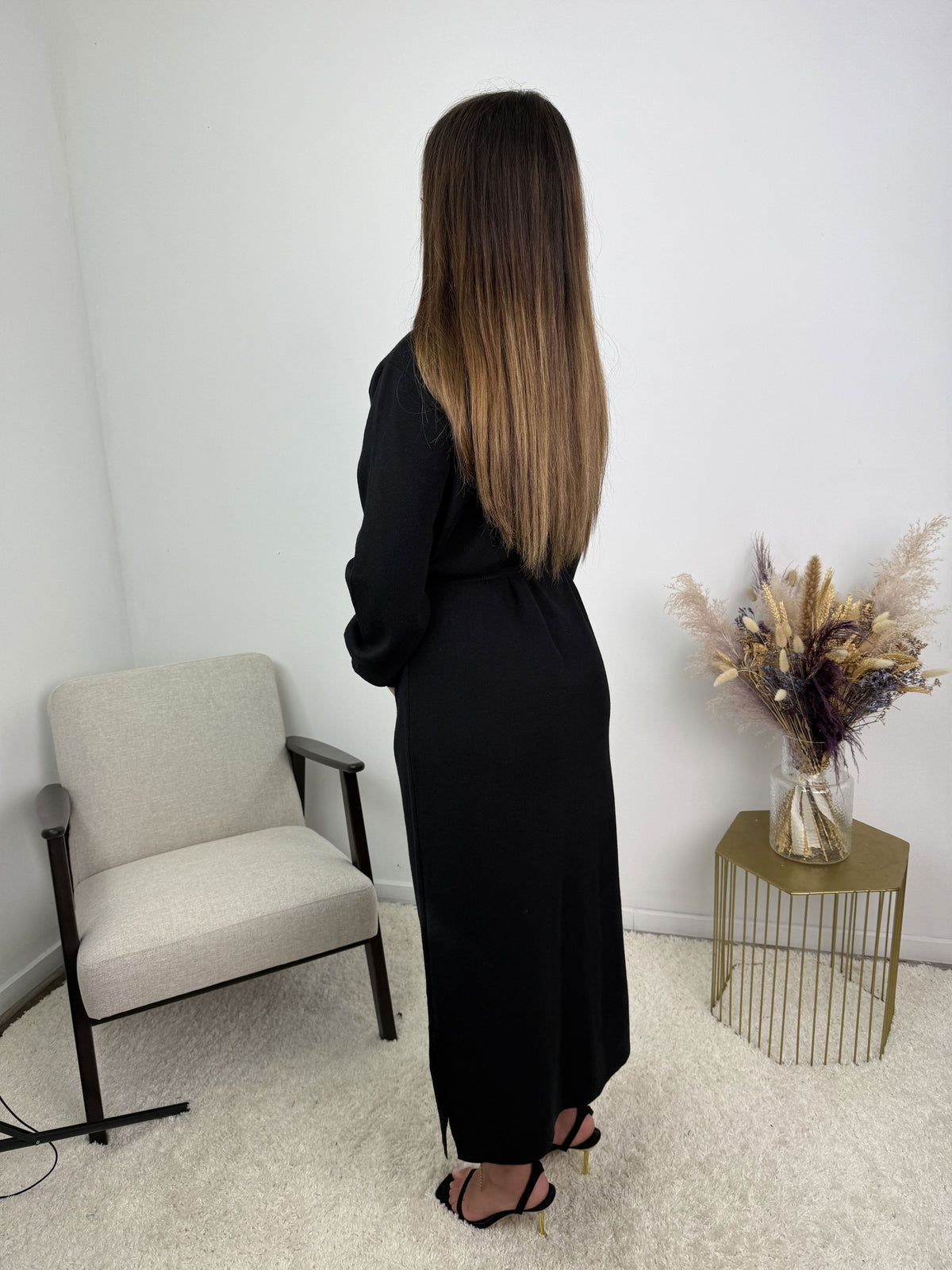 Robe Sophie – Maille ceinturée