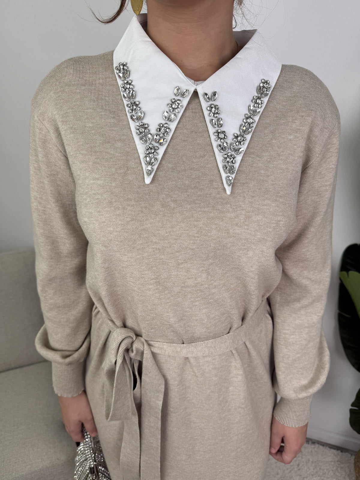 Robe Sofia – Maille ceinturée