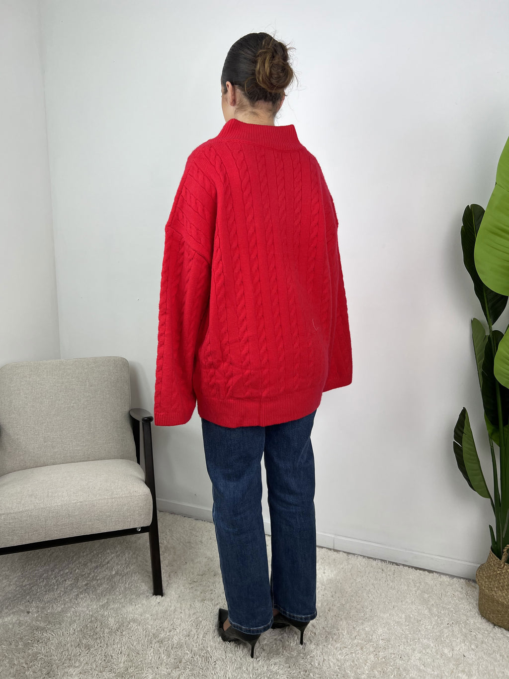 Gilet Lyra – Maille torsadée zippée