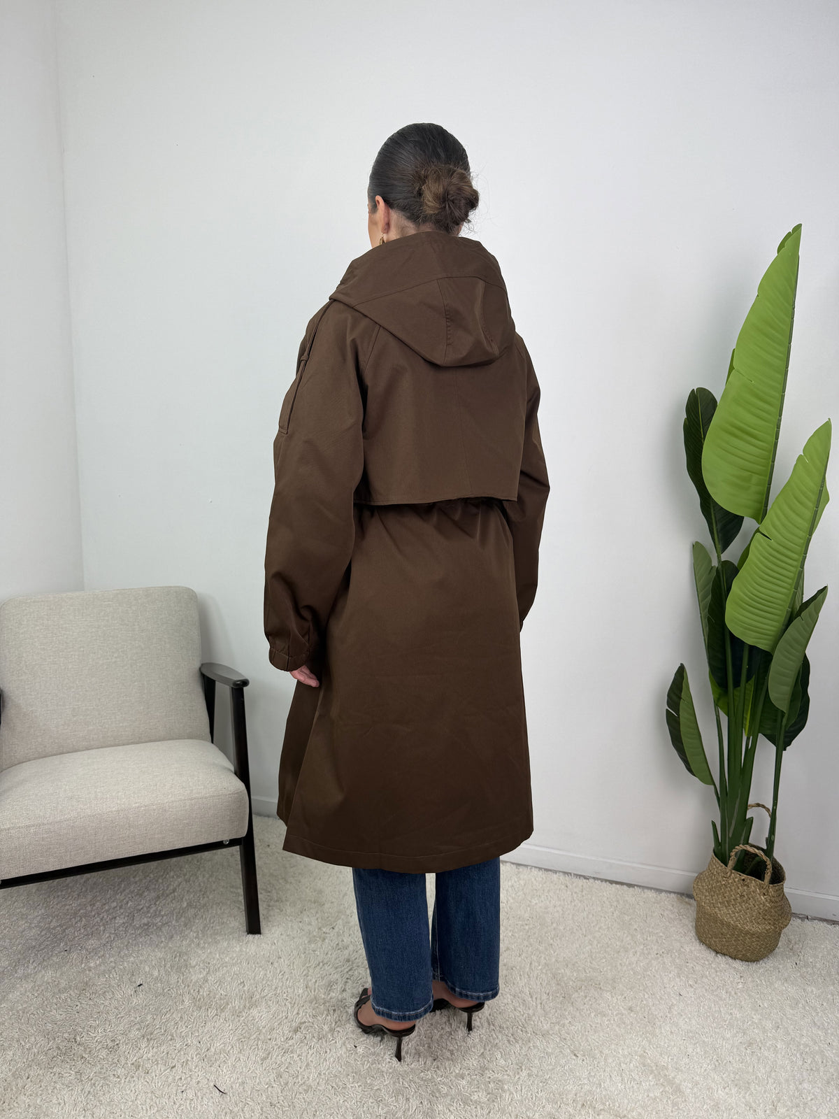 Trench à capuche Sélène