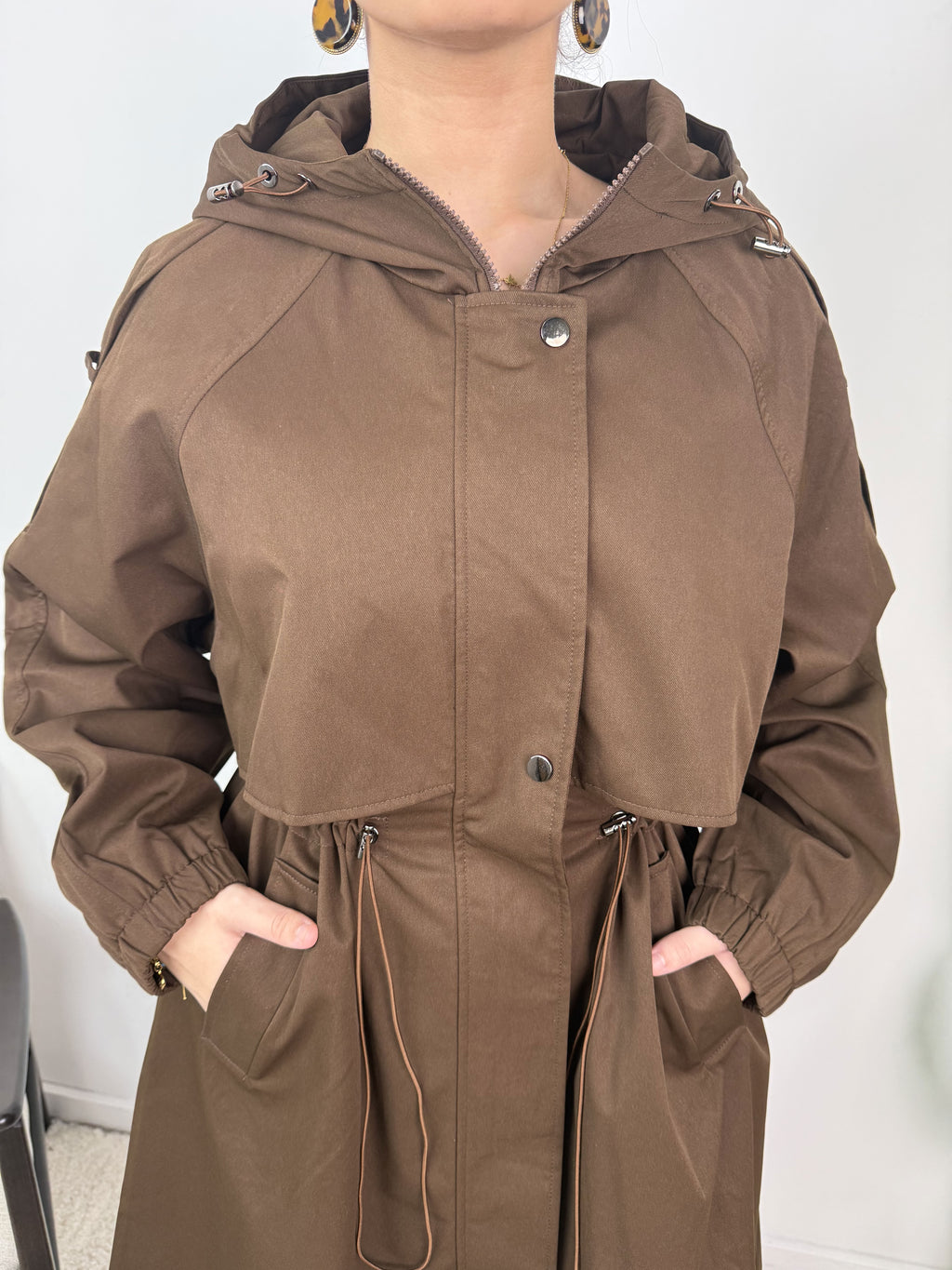 Trench à capuche Sélène