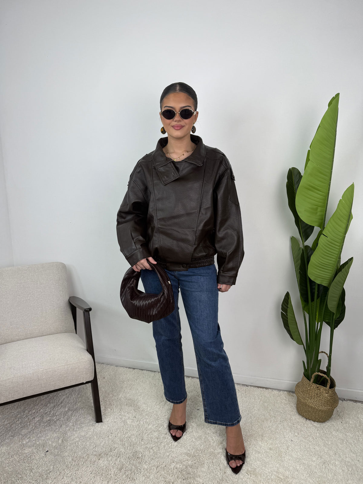 Veste similicuir Alba