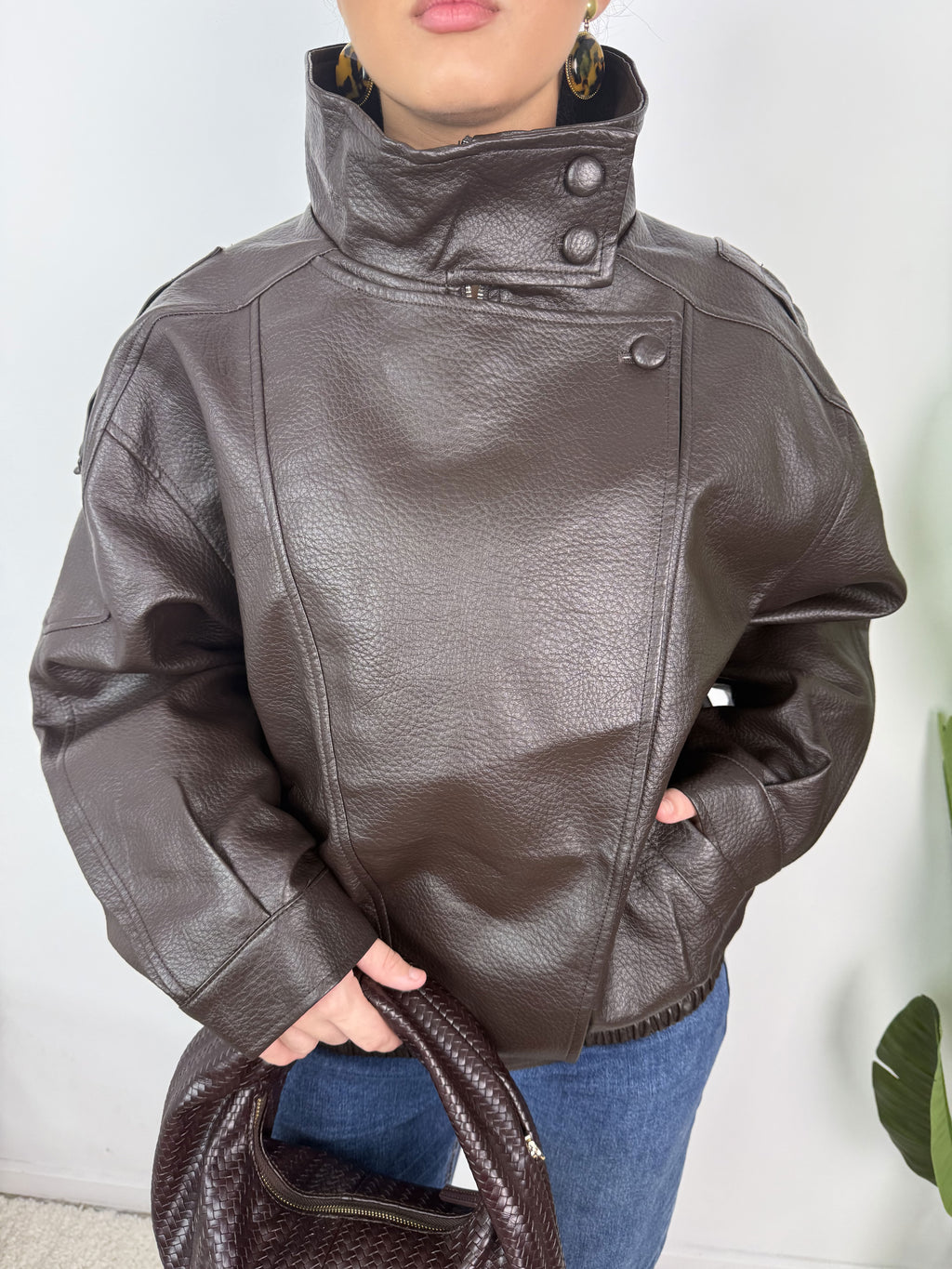 Veste similicuir Alba
