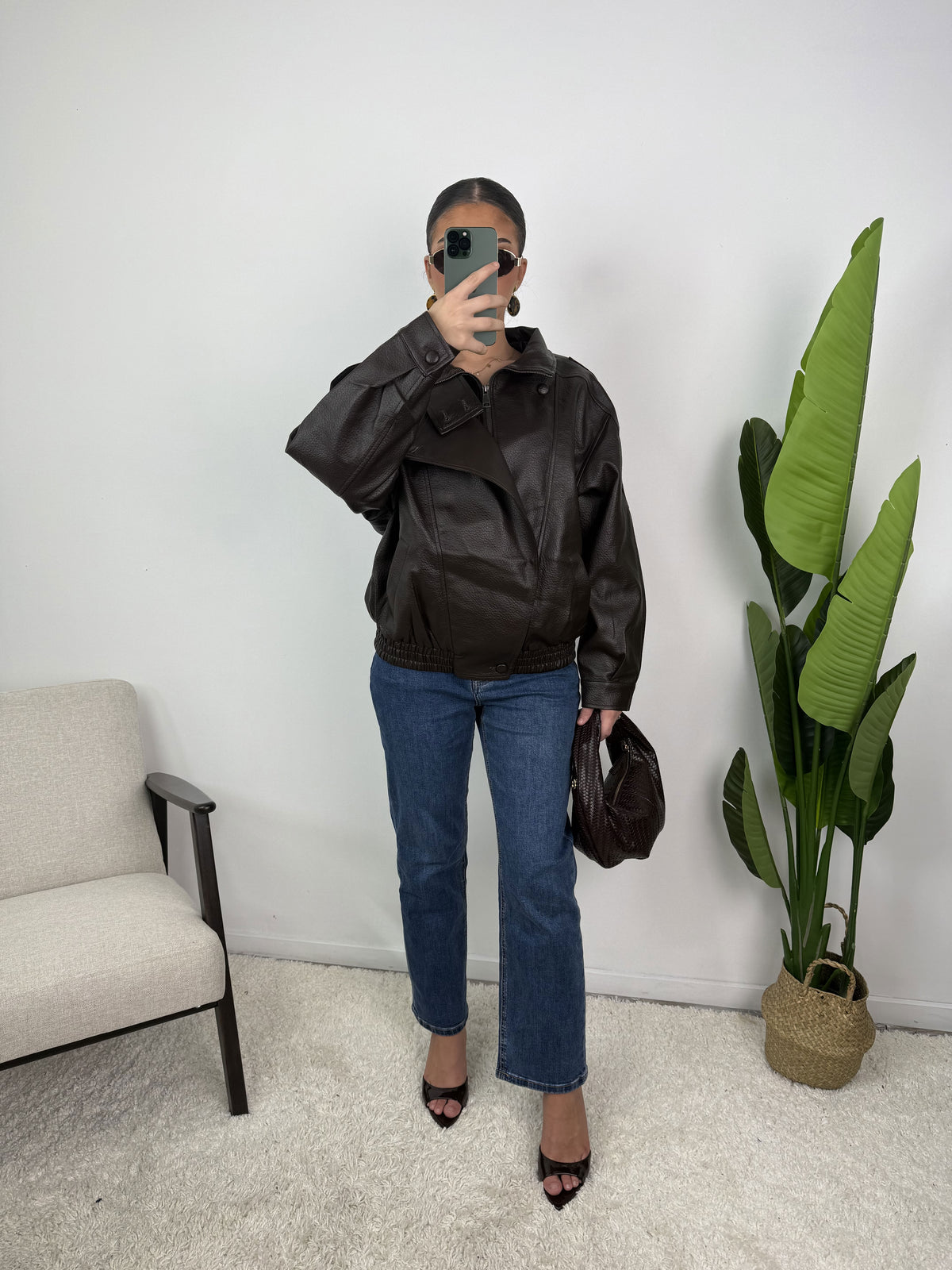 Veste similicuir Alba