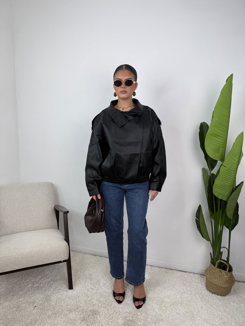 Veste similicuir Alba