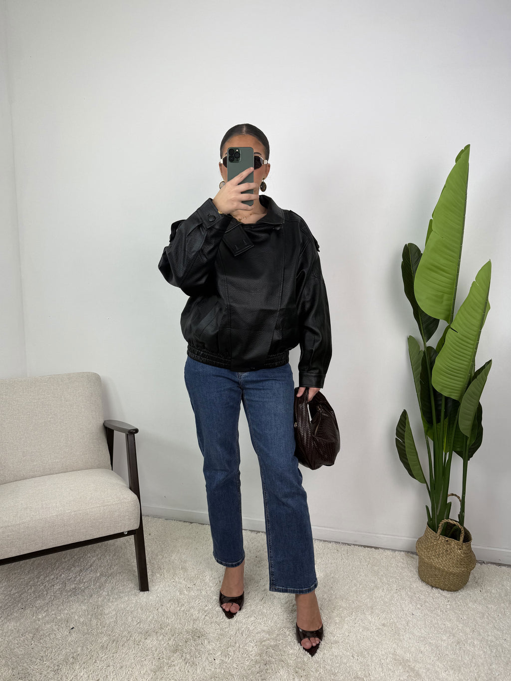 Veste similicuir Alba