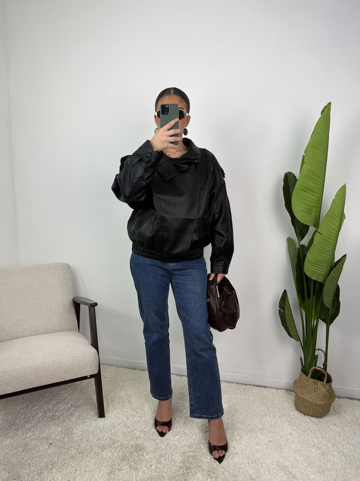 Veste similicuir Alba