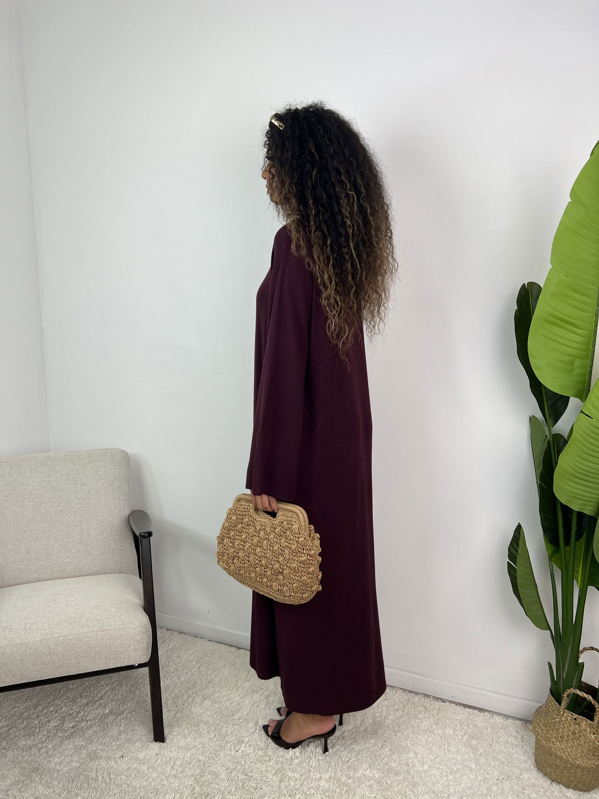 Robe col mao Azmira