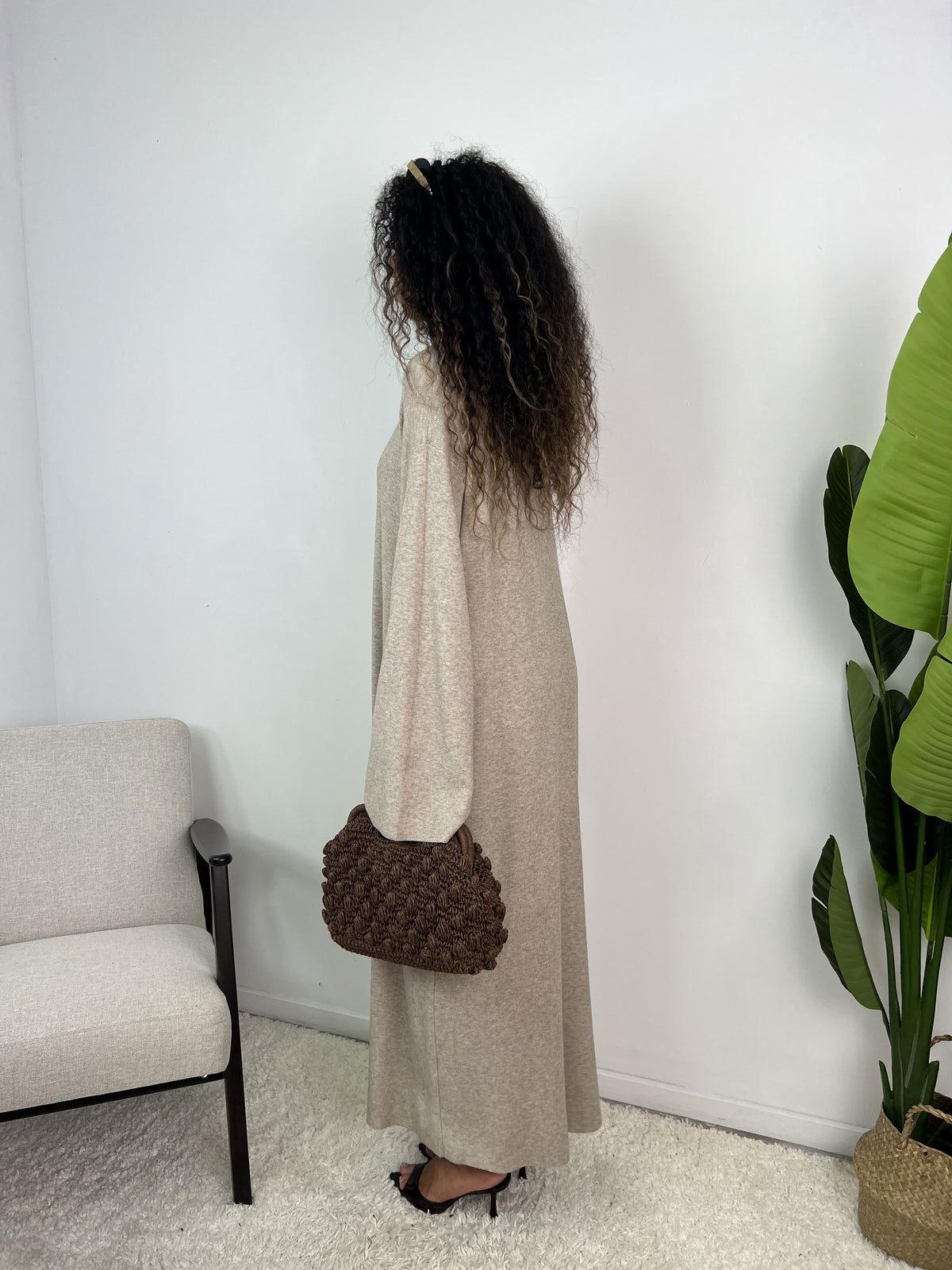 Robe col mao Azmira