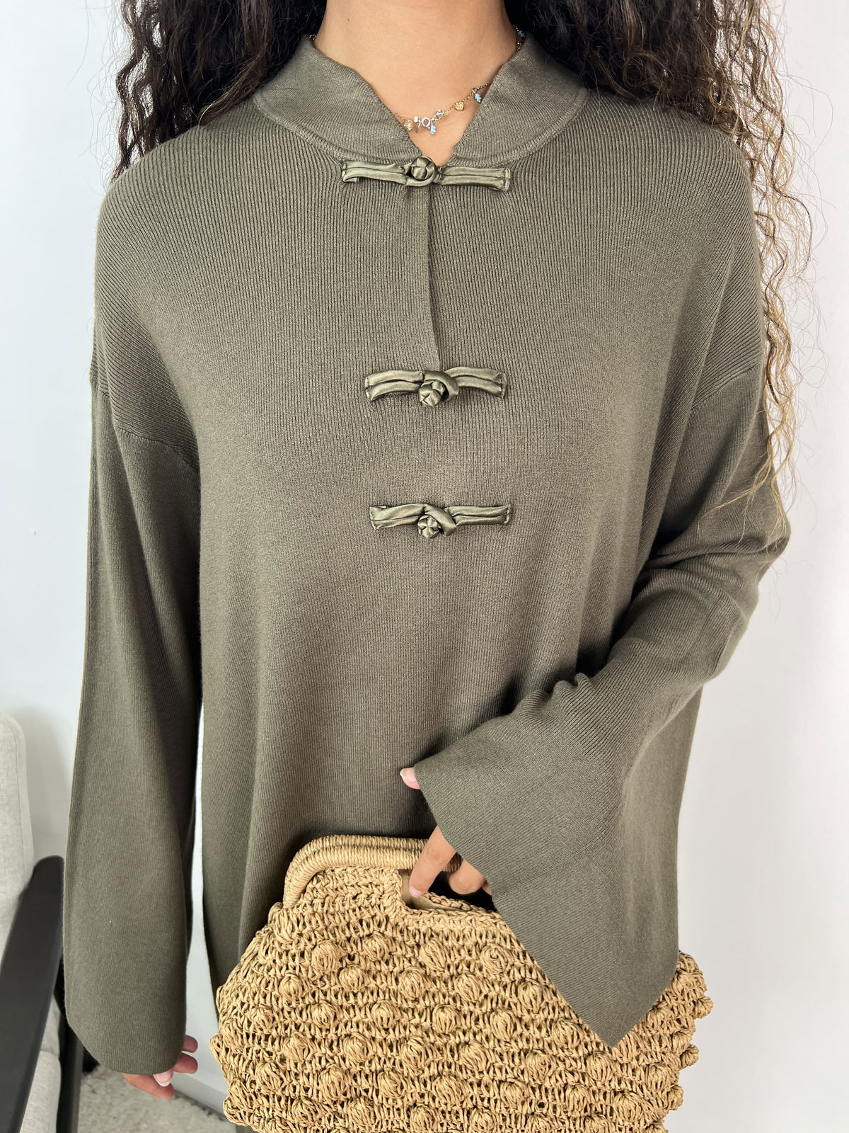 Robe col mao Azmira