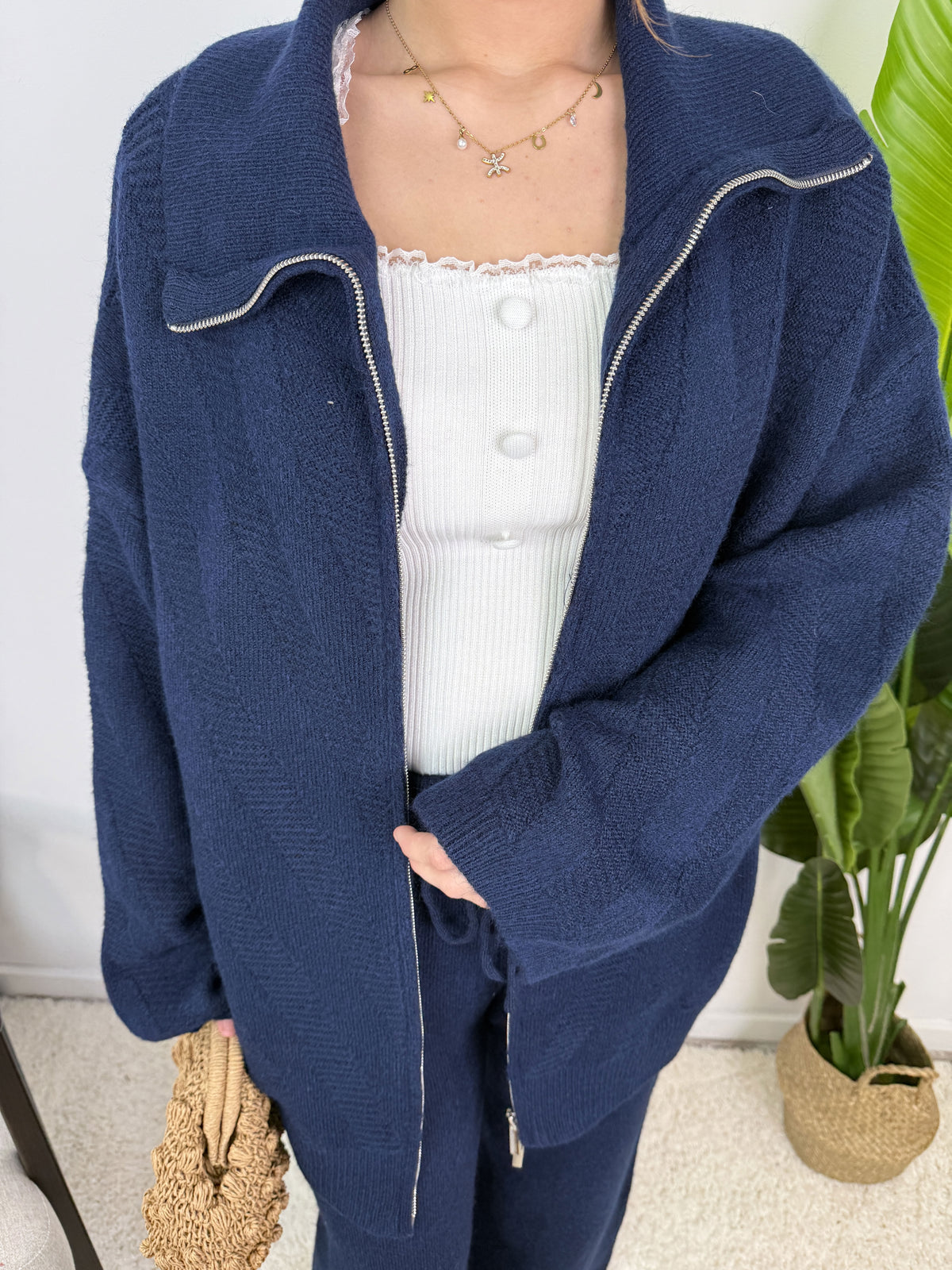 Ensemble Maëlys – Maille zippée