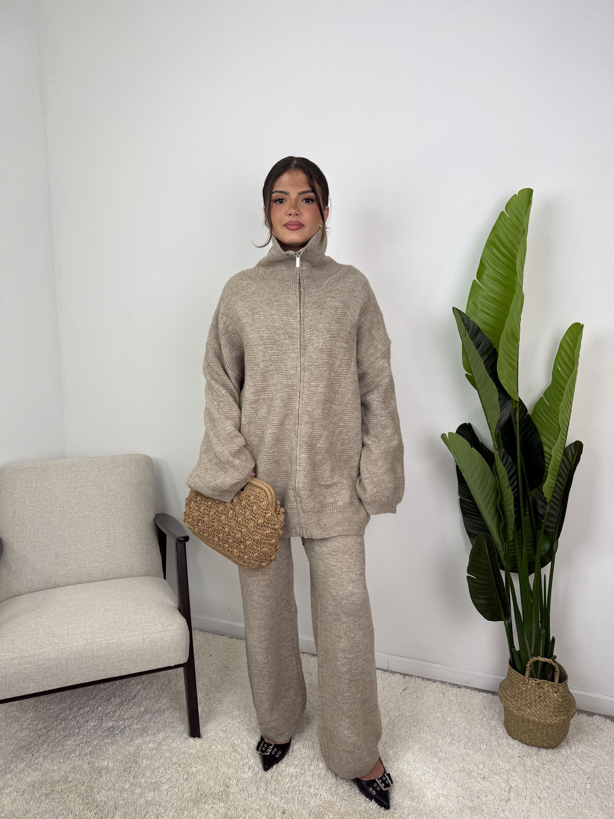 Ensemble Maëlys – Maille zippée
