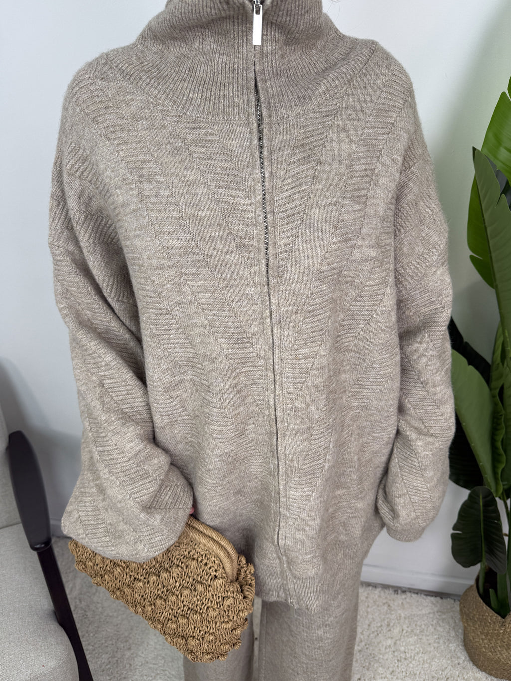 Ensemble Maëlys – Maille zippée