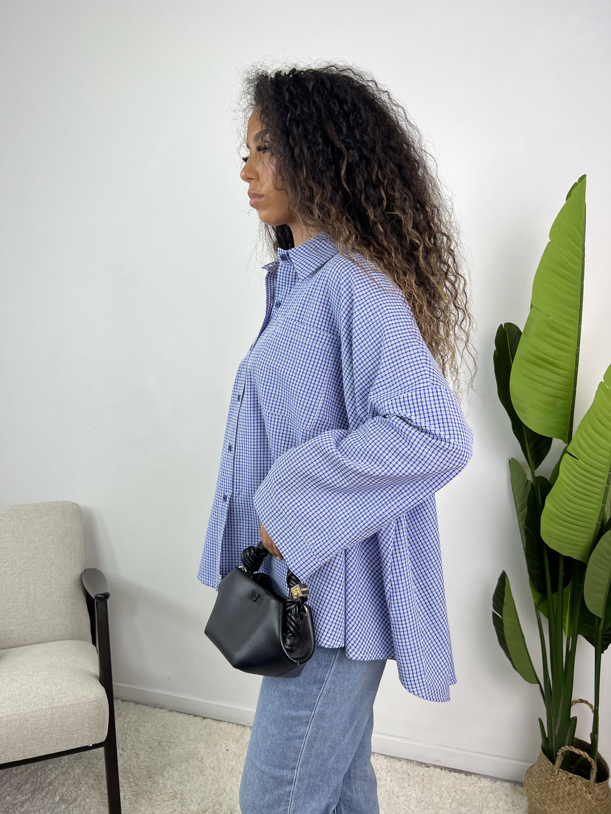 Chemise Vichy à carreaux Elise