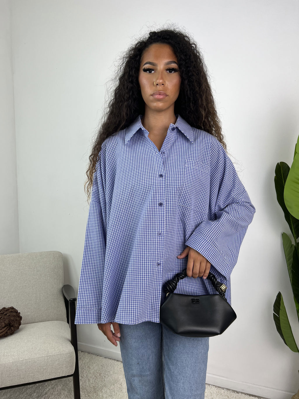 Chemise Vichy à carreaux Elise
