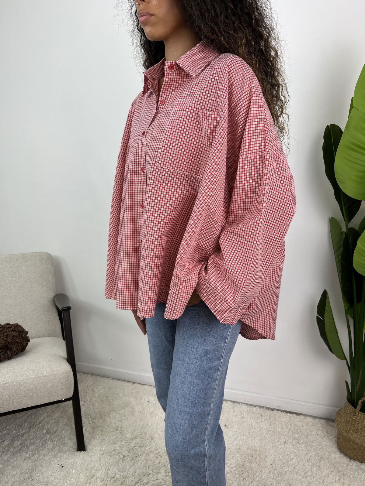 Chemise Vichy à carreaux Elise