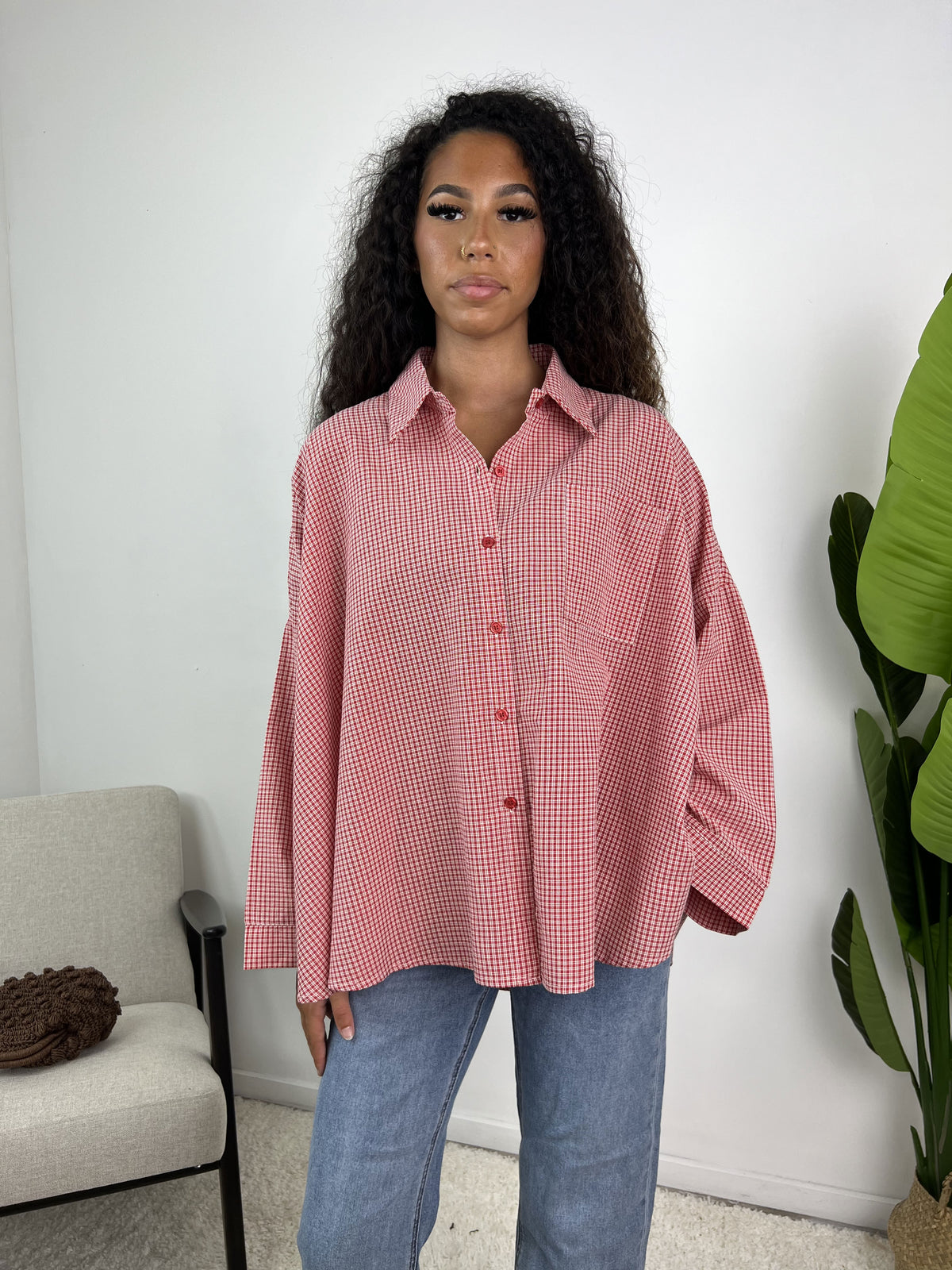 Chemise Vichy à carreaux Elise