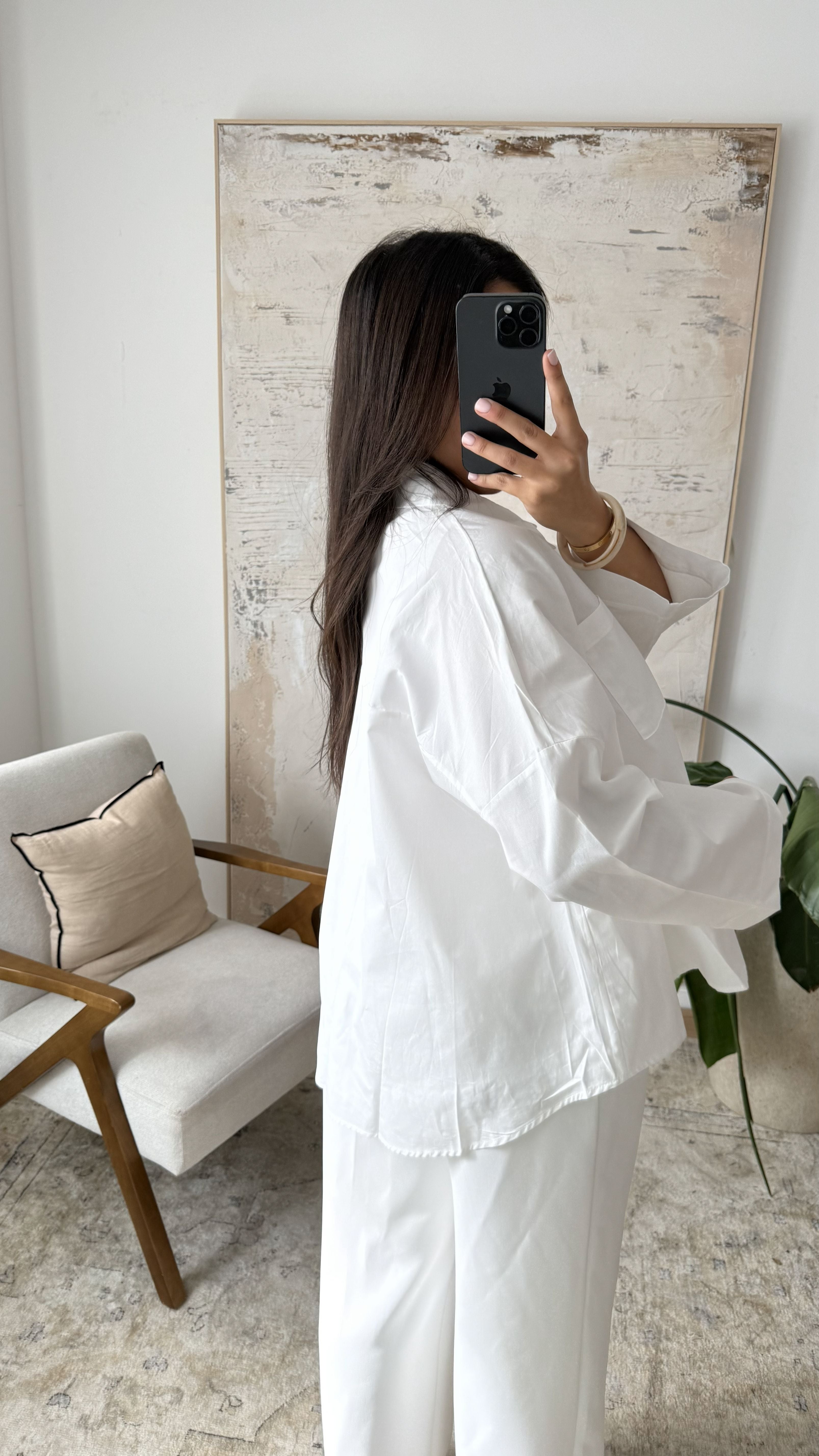 Yamina - Chemise oversize en popeline