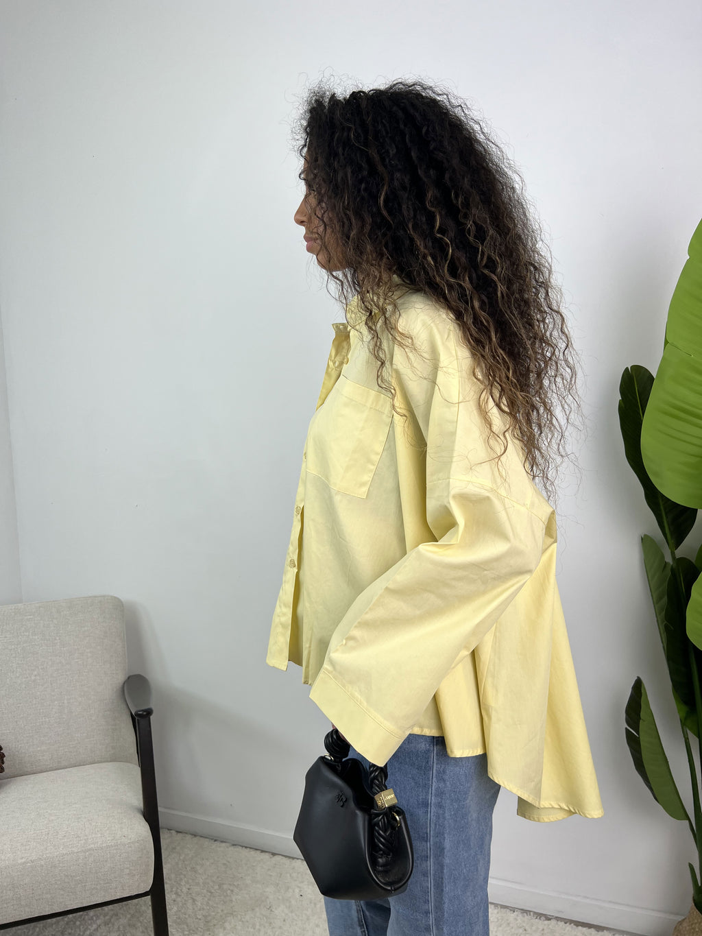 Yamina - Chemise oversize en popeline