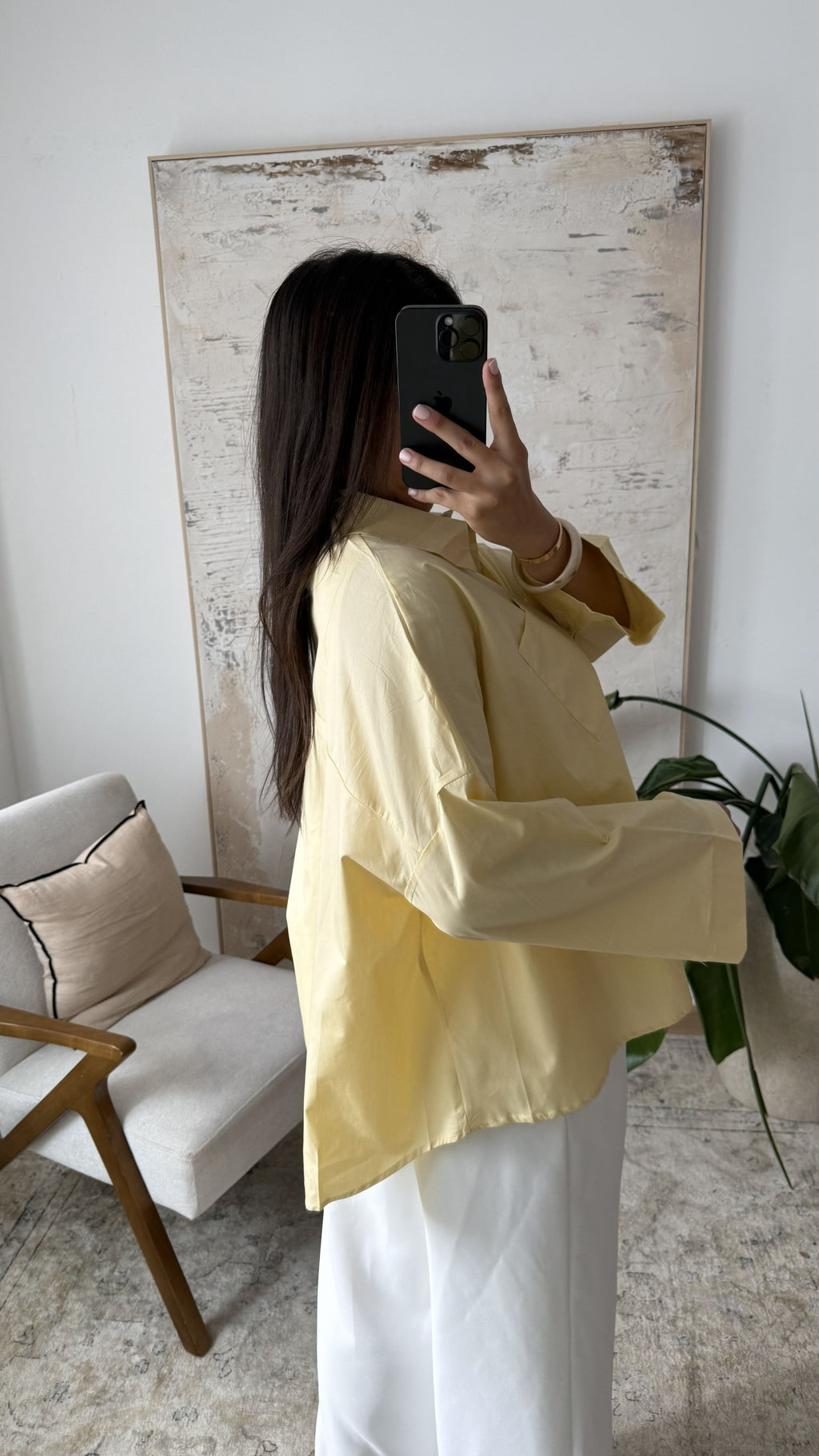 Yamina - Chemise oversize en popeline