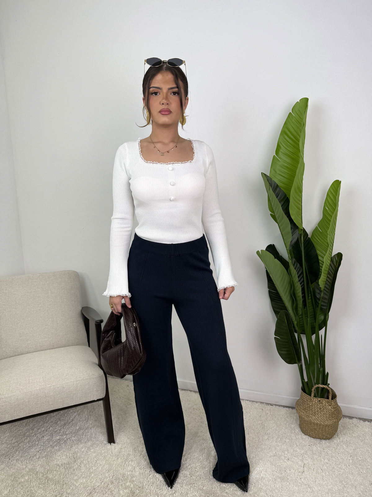Pantalon maille Althéa