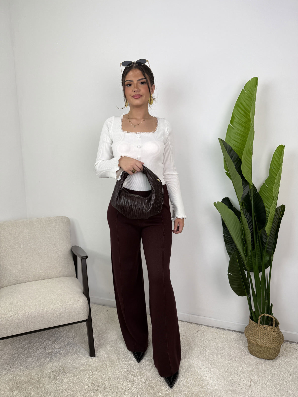 Pantalon maille Althéa