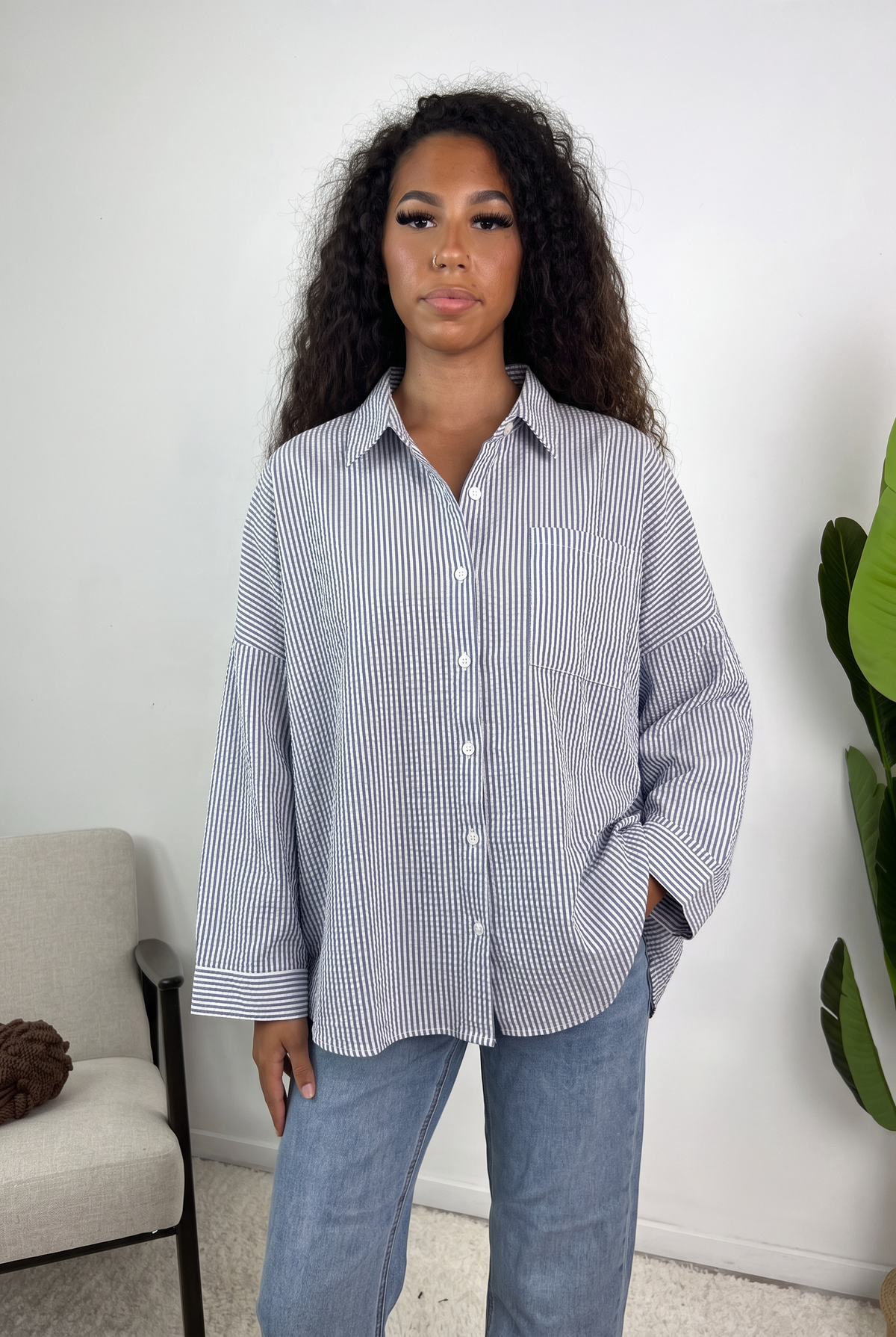 Chemise rayée Alba