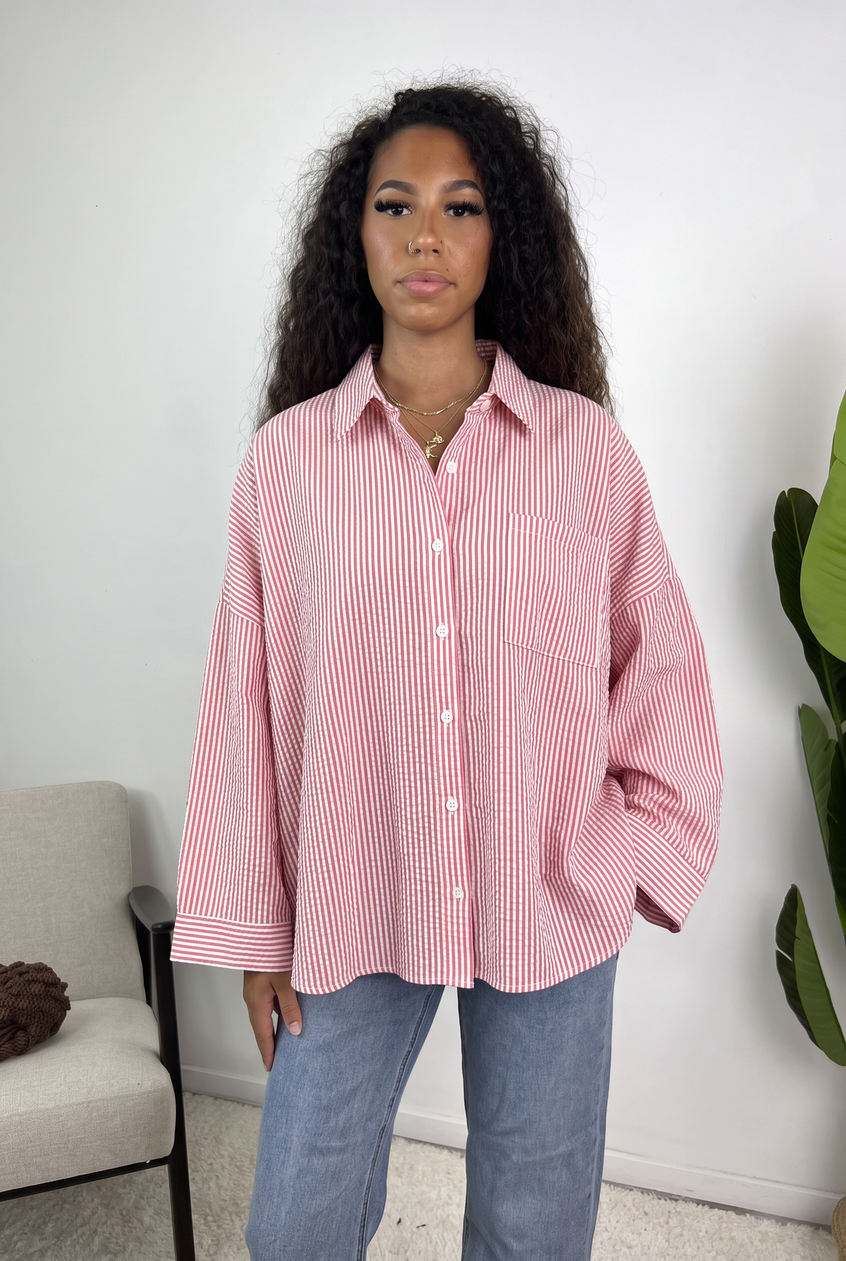 Chemise rayée Alba