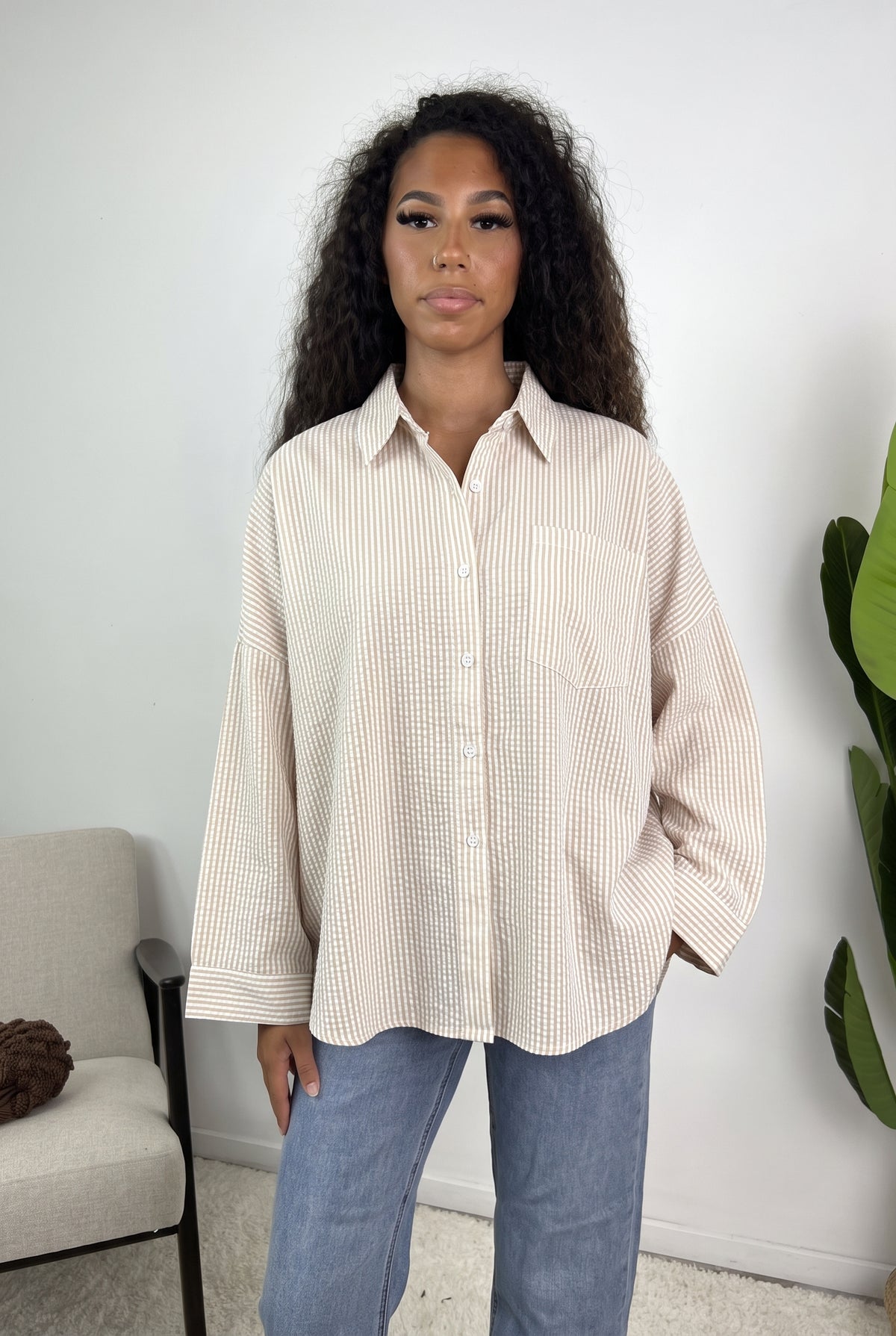 Chemise rayée Alba