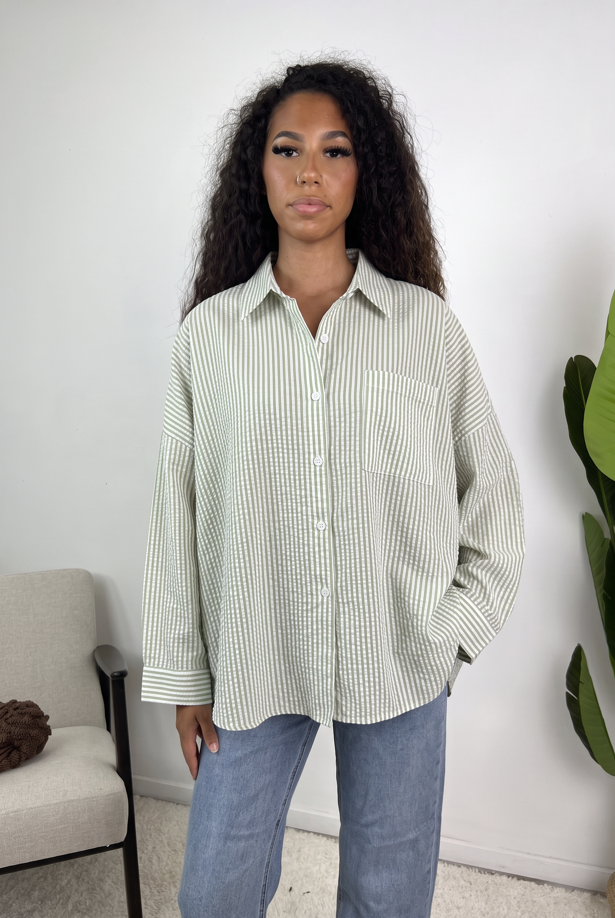 Chemise rayée Alba