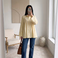 Chemise Amaya – Popeline plissée
