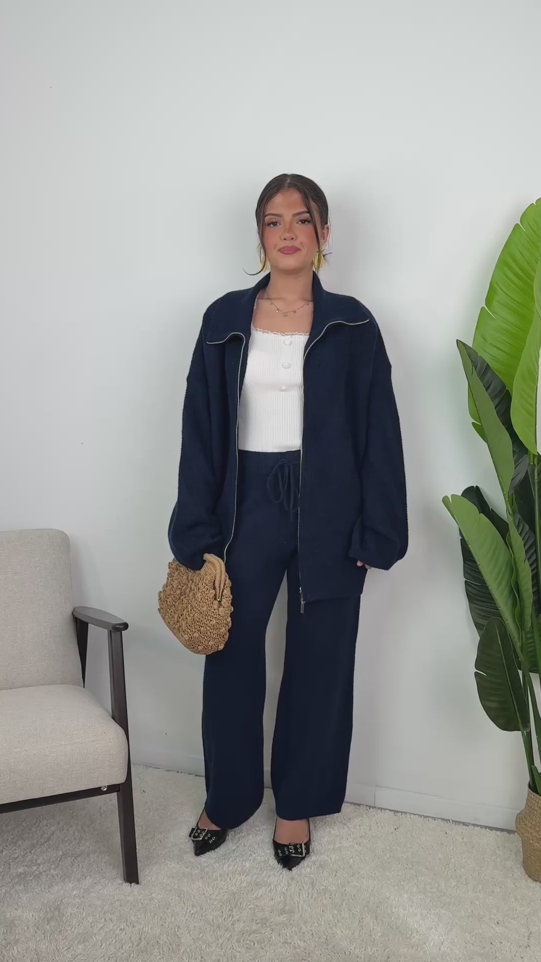 Ensemble Maëlys – Maille zippée