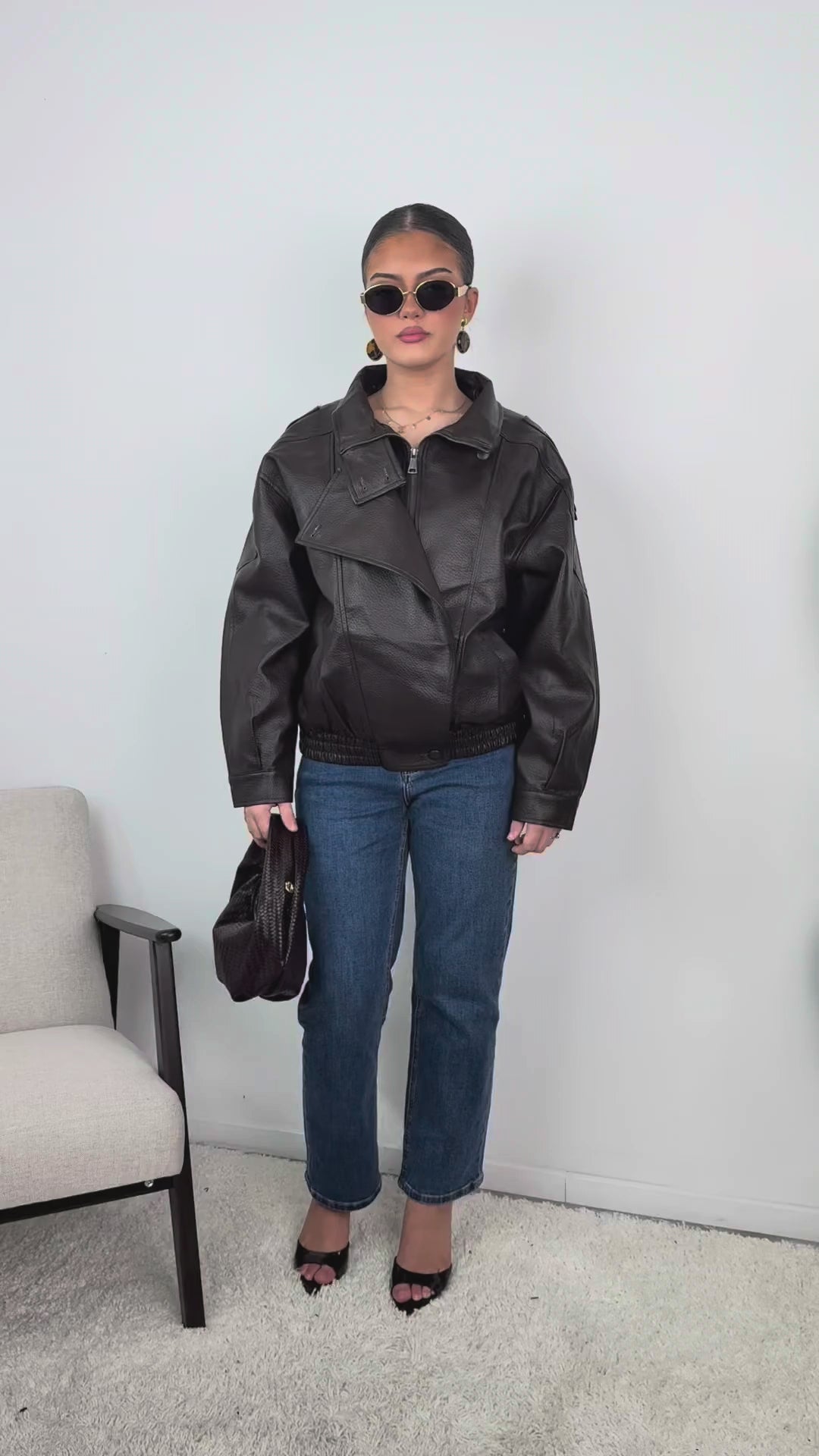Veste similicuir Alba